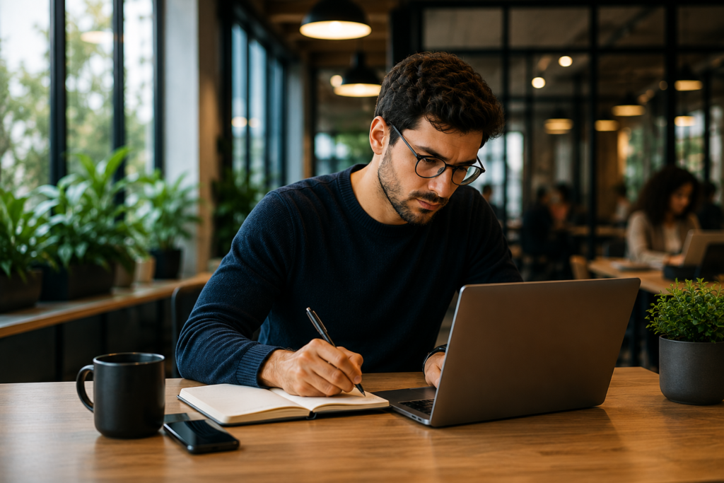Profissional em deep work