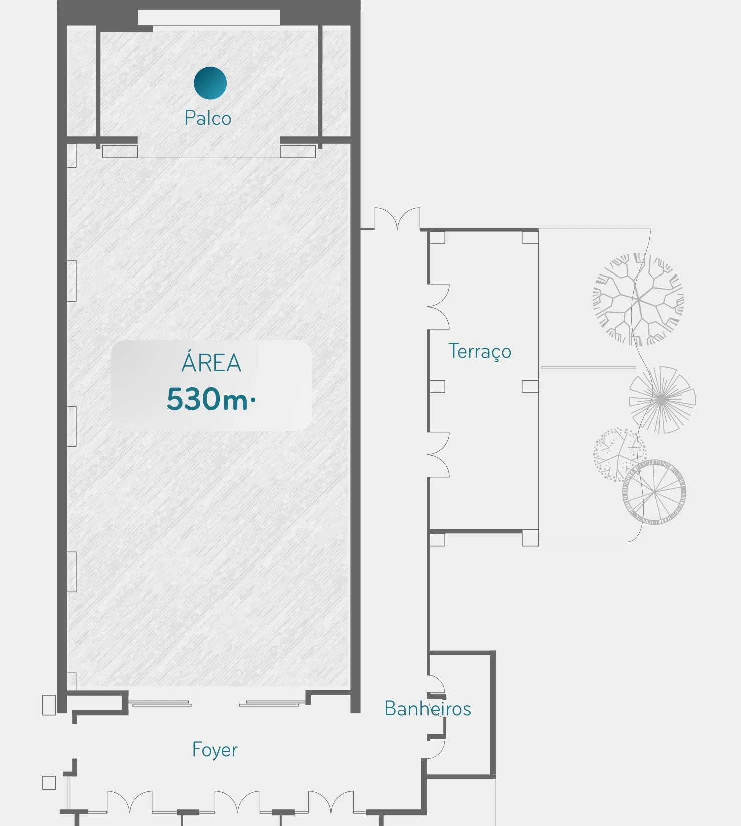 Planta do espaço Munique